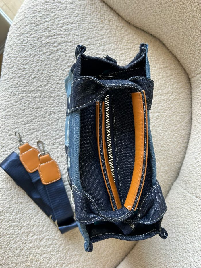 The Tote Bag - (Blauw) - Klein model - Afbeelding 4