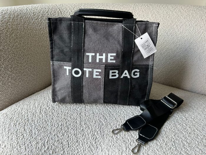 The Tote Bag (Grijs)Groot model - Afbeelding 1